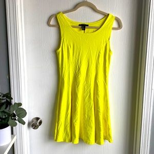 Forever 21 yellow skater dress